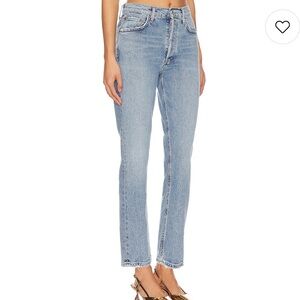 Agolde Riley High Rise Straight Crop jeans